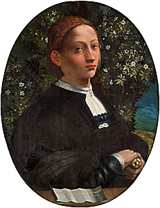 Lucrezia Borgia (1480-1519), infamous lady of the Borgia family who purportedly poisoned rivals.